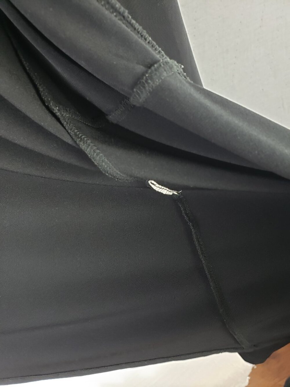 Joseph Ribkoff Draped Jacket Cardigan Slinky Stretch Black size 10 Minimalist - Picture 7 of 8